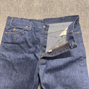 Vintage JCPenney Jeans Men's 40x32 Paper Tag Boot Cut Cotton Baggy Blue 90s